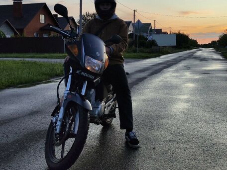 2009 Yamaha YBR125, чёрный, 150000 рублей, вид 3