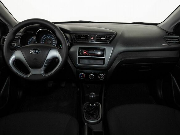 2016 Kia Rio III Рестайлинг, серебристый - вид 6