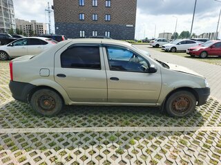 2013 Renault Logan I Рестайлинг, бежевый, 150000 рублей, вид 3
