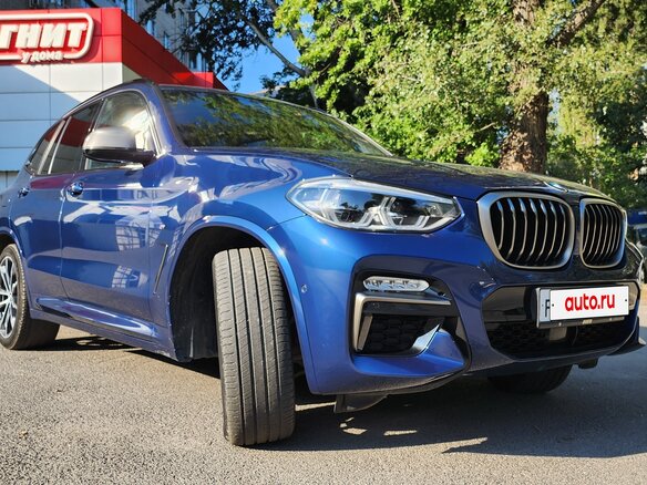 2019 BMW X3 M40d III (G01), синий, 5900000 рублей - вид 7