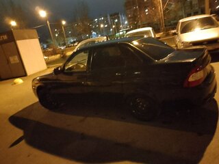2011 Lada (ВАЗ) Priora I, чёрный, 340000 рублей, вид 1
