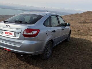 2015 Lada (ВАЗ) Granta I, голубой, 490000 рублей, вид 5