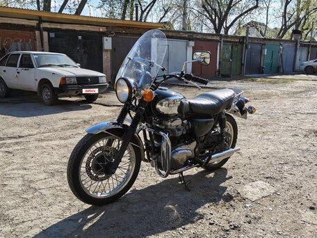 2008 Kawasaki W 650, чёрный, 400000 рублей, вид 1