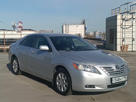2008 Toyota Camry VI (XV40), голубой, 930000 рублей, вид 3