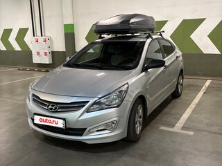 2014 Hyundai Solaris I Рестайлинг, серебристый, 1100000 рублей, вид 1