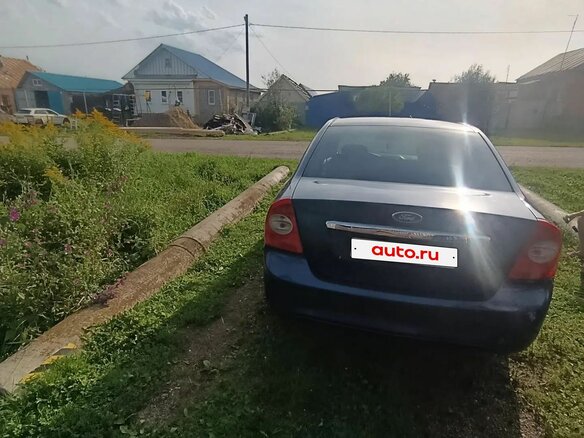 2008 Ford Focus II Рестайлинг, синий, 560000 рублей - вид 1