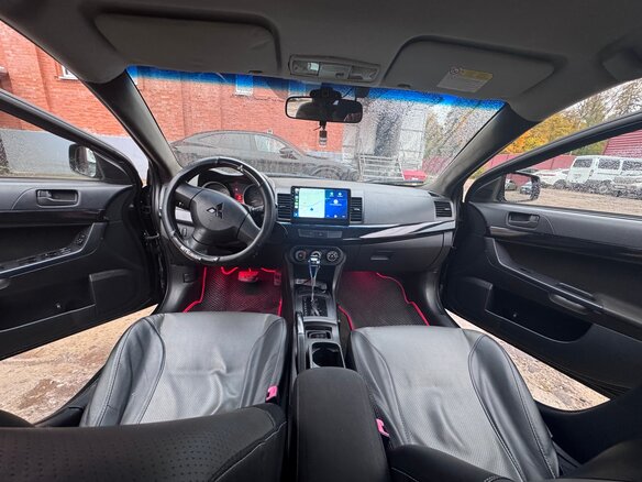 2008 Mitsubishi Lancer X, чёрный, 690000 рублей - вид 8