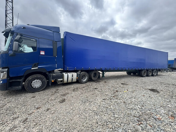 2021 Renault T-Series, синий - вид 1