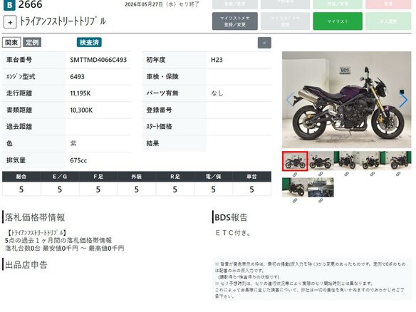 2011 Triumph Street Triple, фиолетовый, 555000 рублей - вид 10