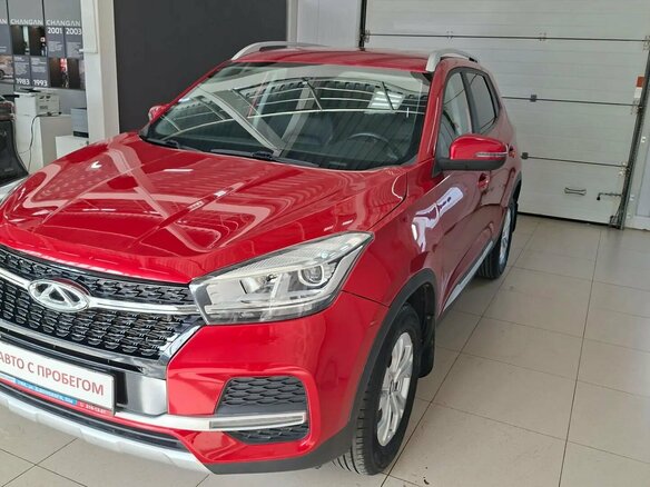 2021 Chery Tiggo 4 I Рестайлинг, красный, 1155000 рублей - вид 3