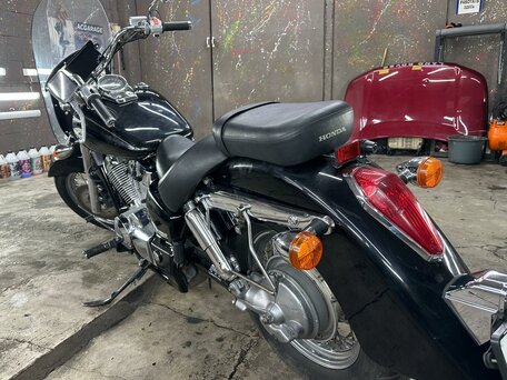 2003 Honda Shadow 750, чёрный, 490000 рублей, вид 4
