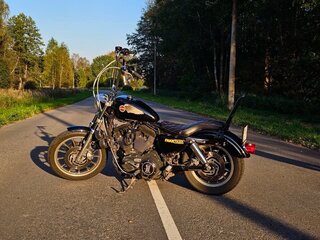 2008 Harley-Davidson Sportster 1200, чёрный, 630000 рублей, вид 3