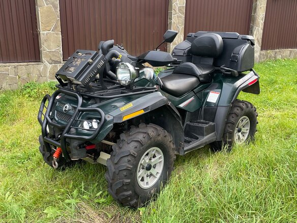 2008 BRP Can-Am Outlander 800, зелёный, 720000 рублей - вид 1