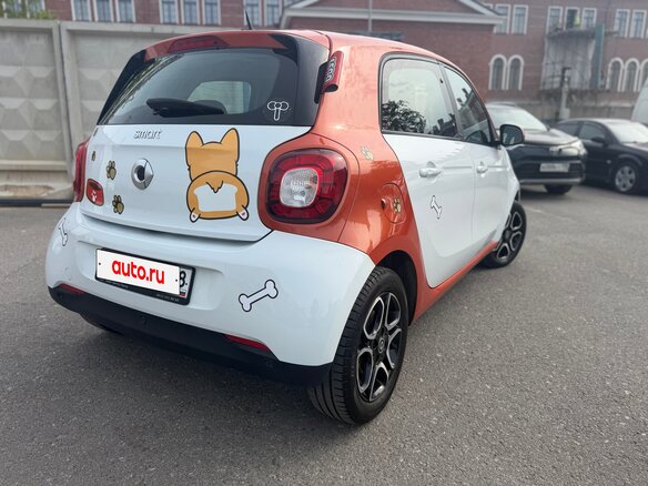 2016 Smart Forfour II, белый, 1200000 рублей - вид 4