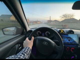 2013 Lada (ВАЗ) Granta I, чёрный, 500000 рублей, вид 5