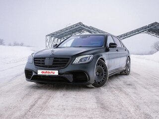 2019 Mercedes-Benz S-Класс AMG 63 AMG Long III (W222, C217) Рестайлинг, чёрный, 9500000 рублей, вид 4