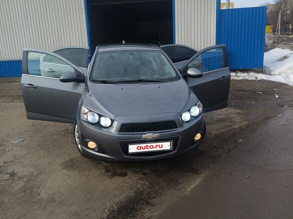 2013 Chevrolet Aveo II, серый - вид 6