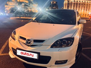 2008 Mazda 3 I (BK) Рестайлинг, белый, 650000 рублей, вид 1