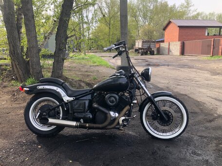 1996 Yamaha XVS400 Drag Star, чёрный, 310000 рублей, вид 1