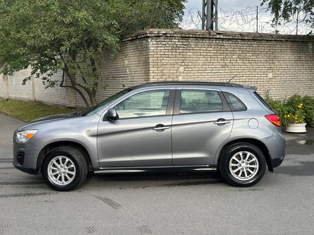 2013 Mitsubishi ASX I Рестайлинг, серый, 850000 рублей, вид 3
