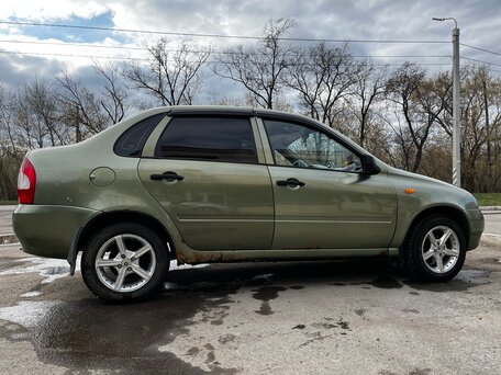 2010 Lada (ВАЗ) Kalina I, зелёный, 190000 рублей, вид 2