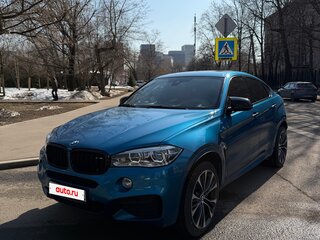 2018 BMW X6 40d II (F16), голубой, 4200000 рублей, вид 2