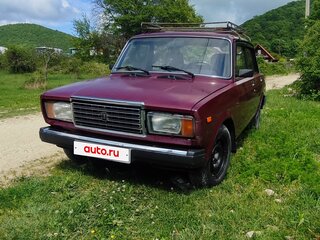 2003 Lada (ВАЗ) 2107, пурпурный, 150000 рублей, вид 1