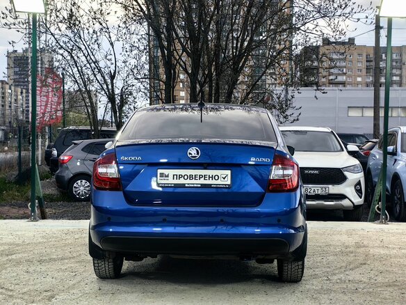 2017 Skoda Rapid I Рестайлинг, синий - вид 7