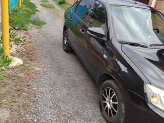 2013 Lada (ВАЗ) Granta I, чёрный, 570000 рублей, вид 4