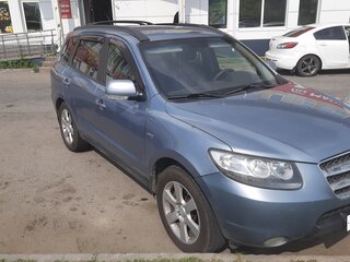 2008 Hyundai Santa Fe II, голубой, 910000 рублей, вид 1