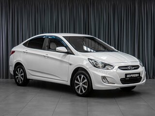 2011 Hyundai Solaris I, белый, 689000 рублей, вид 1