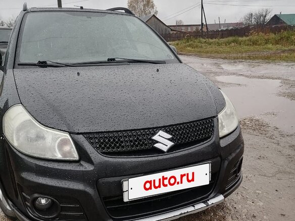 2012 Suzuki SX4 I (Classic) Рестайлинг, чёрный - вид 1