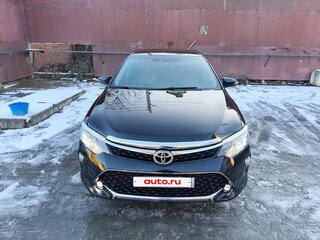 2015 Toyota Camry VII (XV50) Рестайлинг, чёрный, 1850000 рублей, вид 5