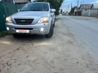 2008 Kia Sorento I Рестайлинг, серебристый, 750000 рублей, вид 1