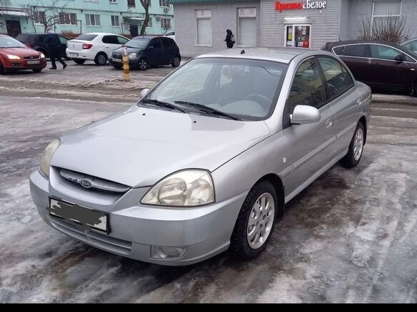 2003 Kia Rio I Рестайлинг, серебристый, 270000 рублей