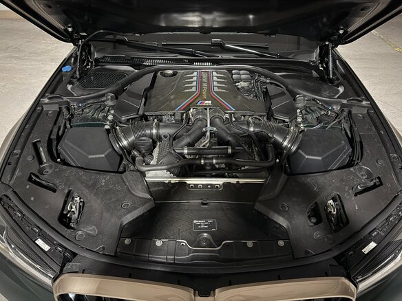 2022 BMW M5 CS VI (F90) Рестайлинг, зелёный - вид 6