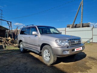 2004 Toyota Land Cruiser 100 Series Рестайлинг 1, серый, 2400000 рублей, вид 4