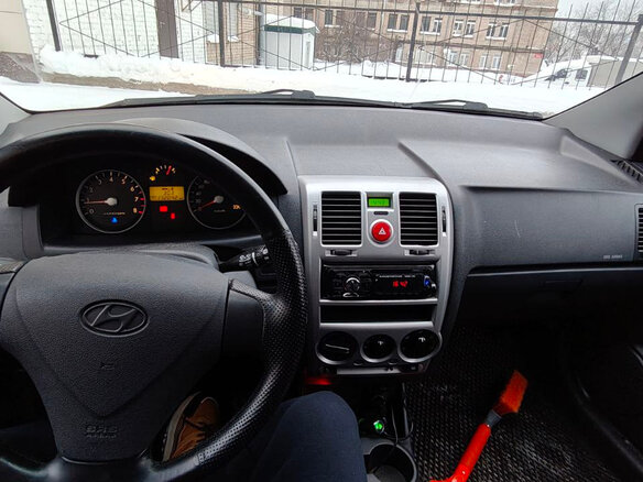 2007 Hyundai Getz I Рестайлинг, бежевый, 450000 рублей - вид 3