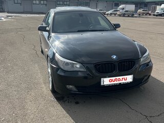 2005 BMW 5 серии 525i V (E60/E61), чёрный, 990000 рублей, вид 2