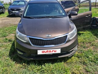 2016 Kia Rio III Рестайлинг, коричневый, 1150000 рублей, вид 1