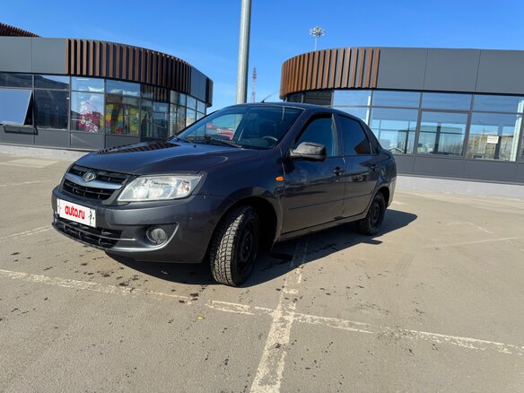 2014 Lada (ВАЗ) Granta I, серый, 285000 рублей - вид 1