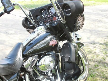 2004 Harley-Davidson Electra Glide, чёрный, 570000 рублей, вид 3