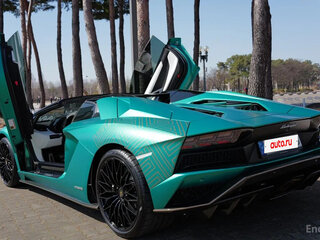 2021 Lamborghini Aventador I Рестайлинг, синий, 47171595 рублей, вид 3