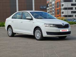 2019 Skoda Rapid I Рестайлинг, белый, 1050000 рублей, вид 3