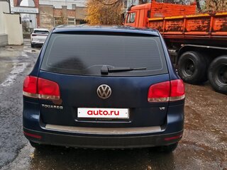 2003 Volkswagen Touareg I, синий, 850000 рублей, вид 3