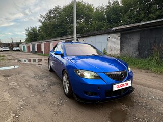 2006 Mazda 3 I (BK) Рестайлинг, синий, 310000 рублей, вид 4