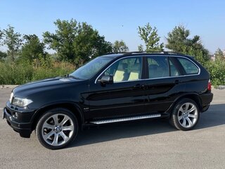 2004 BMW X5 4.4i I (E53) Рестайлинг, чёрный, 1450000 рублей, вид 4