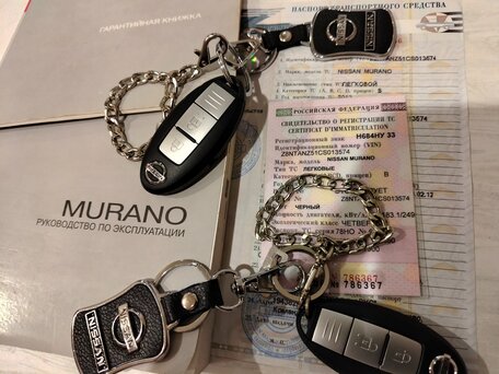 2012 Nissan Murano II (Z51) Рестайлинг 2, чёрный, 1197000 рублей, вид 4