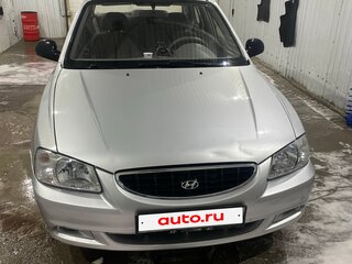 2006 Hyundai Accent ТагАЗ II, серебристый, 340000 рублей, вид 1