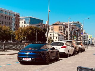2019 Porsche 911 Carrera 4S VIII (992), синий, 12900000 рублей, вид 4